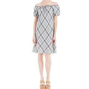 Max Studio off the shoulder shift dress
